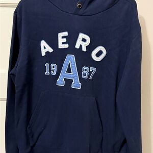 Aero Navy Blue Sweater Size large